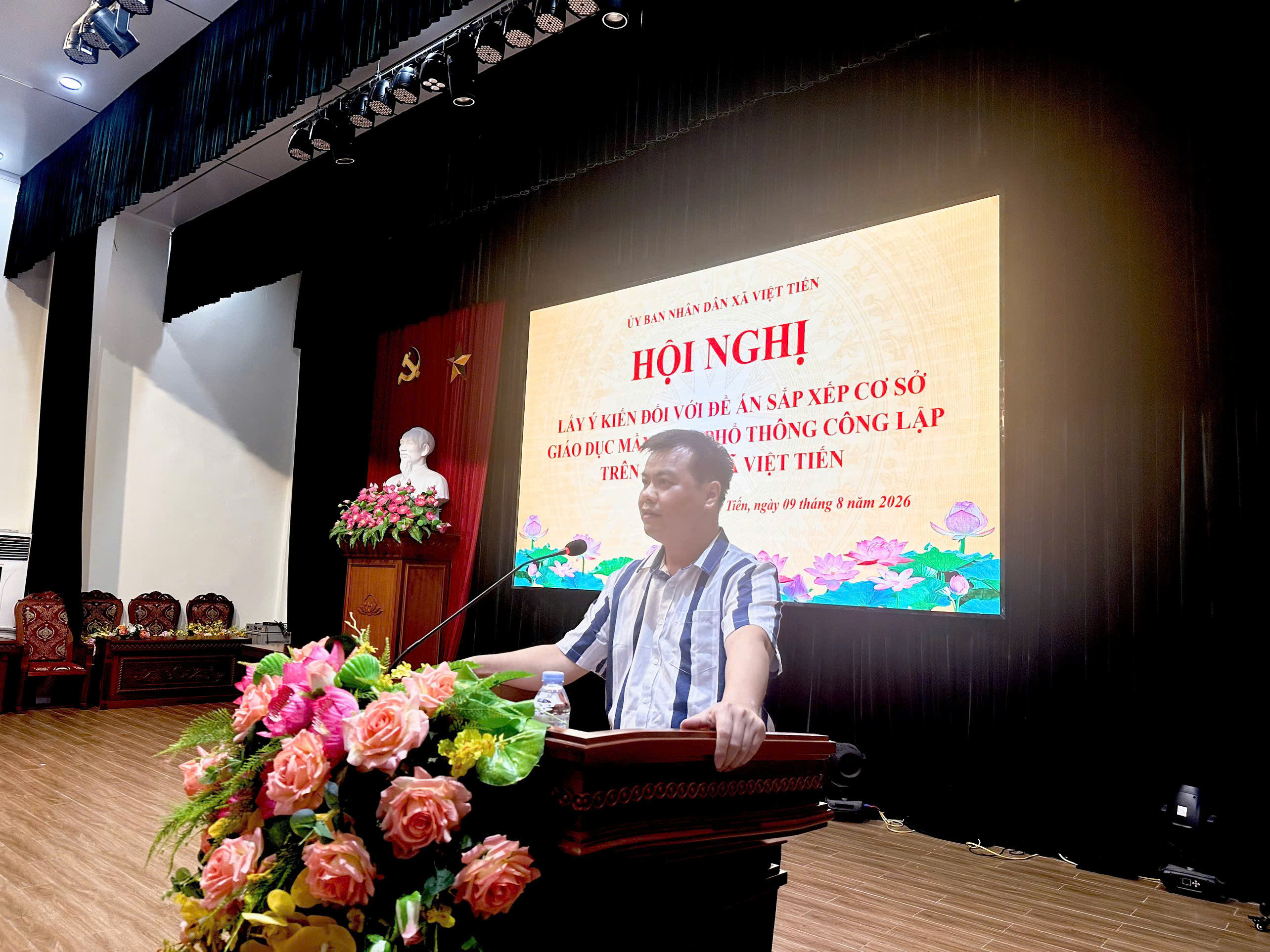 Việt Tiến lấy ý kiến Đề án sắp xếp mạng lưới cơ sở giáo dục, tinh gọn, tập trung nguồn lực, nâng cao chất lượng