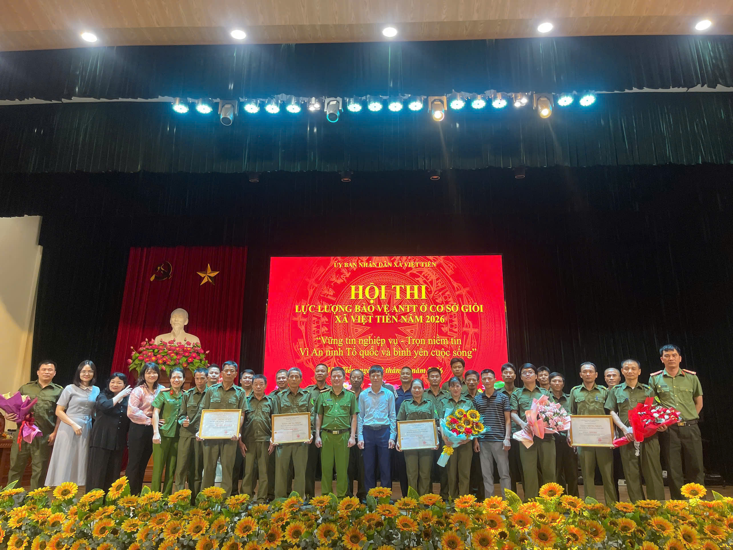 Công an xã Việt Tiến: Tham mưu tổ chức Hội thi “Lực lượng tham gia bảo vệ an ninh trật tự ở cơ sở giỏi” xã Việt Tiến năm 2026
