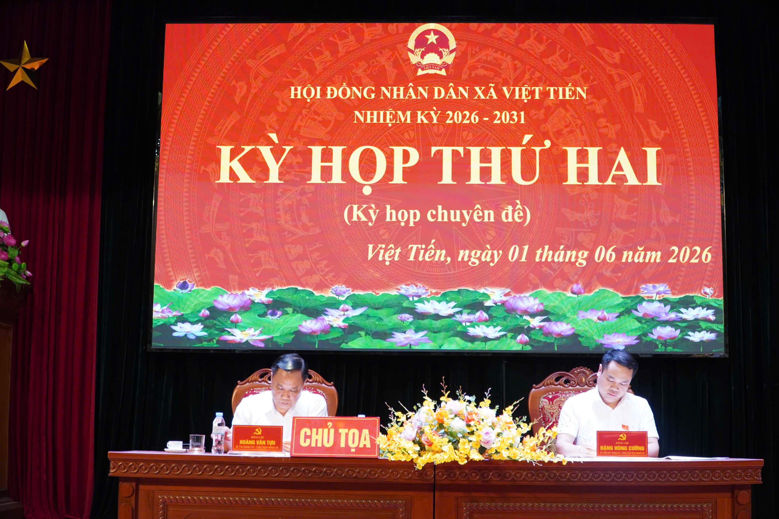 HĐND xã Việt Tiến tổ chức Kỳ họp thứ hai – Kỳ hợp chuyên đề HĐND xã nhiệm kỳ 2026 - 2031
