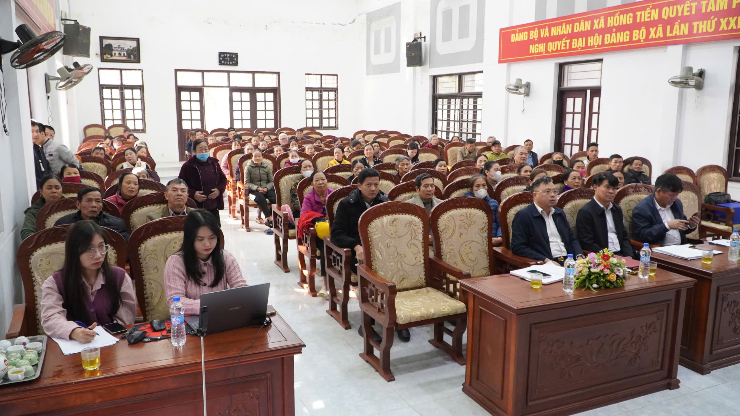 Xã Việt Tiến tổ chức Hội nghị phổ biến các quy định của pháp luật về thu hồi đất phục vụ Dự án Khu công nghiệp Lý Thường Kiệt – giai đoạn 1