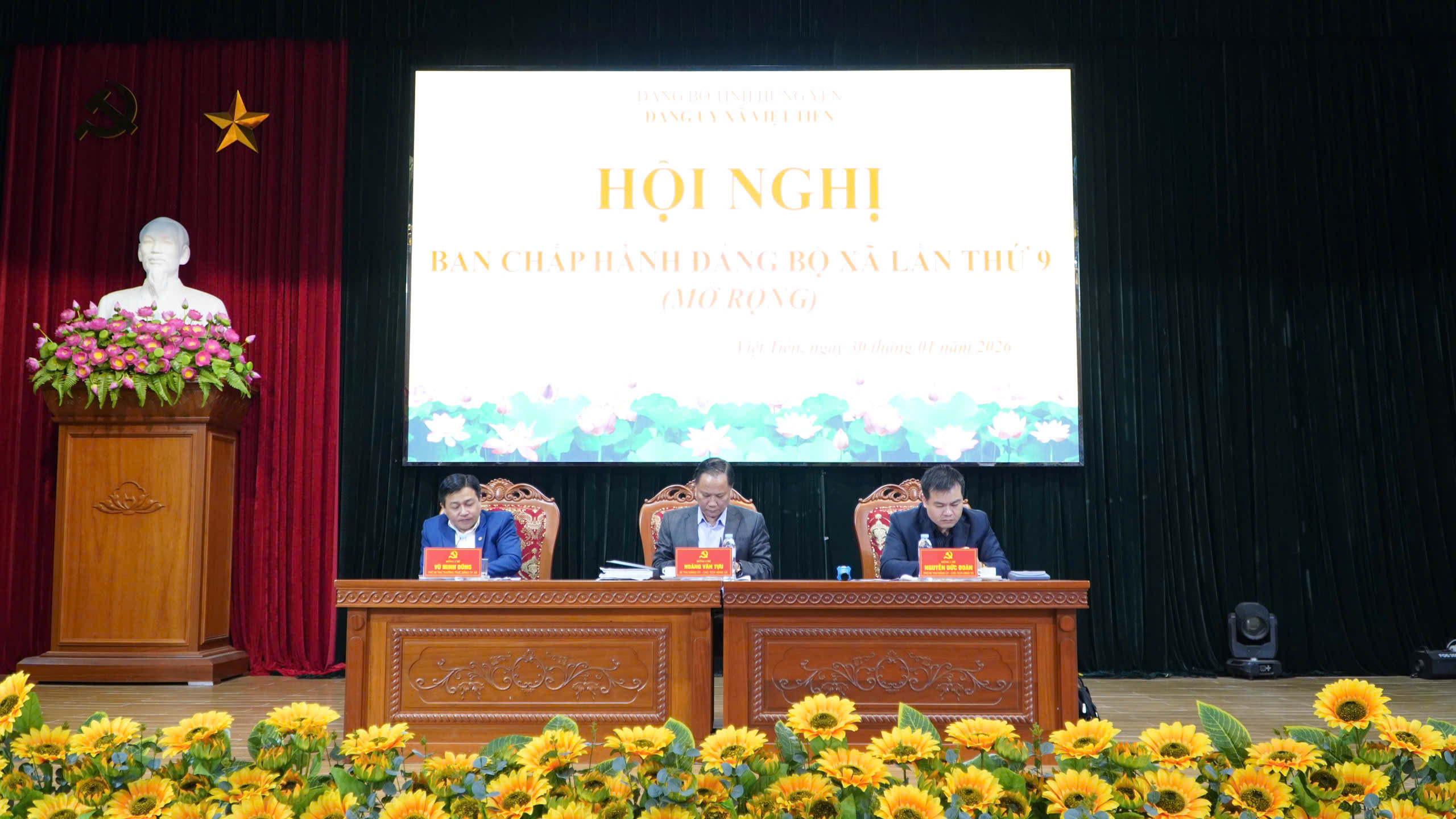 Đảng bộ xã Việt Tiến tổ chức họp Ban chấp hành lần thứ 9 (mở rộng) triển khai một số nhiệm vụ trọng tâm năm 2026